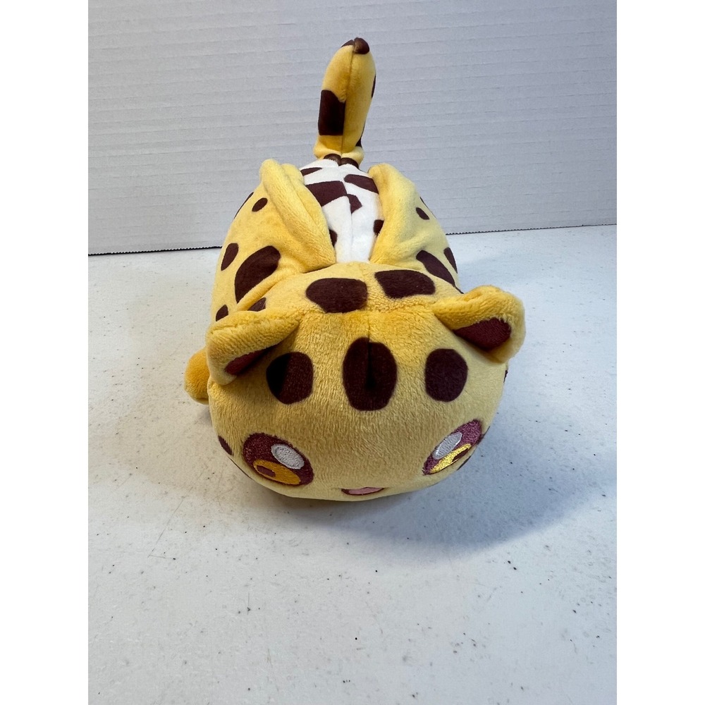 Aphmau MeeMeows Mystery Plush Cookie Cat Yellow Brown Spotted 6 Inch Plushie